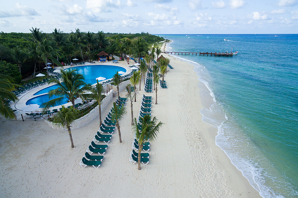 Occidental Grand Cozumel, aerial view