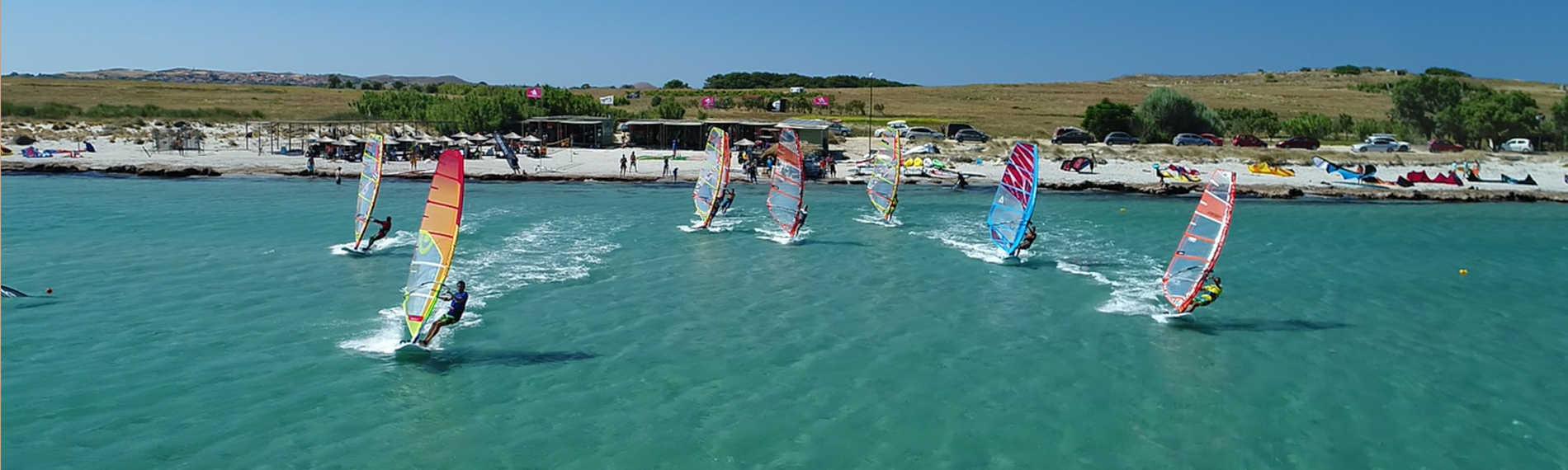 Limnos - Surf Club Keros- Windsurf Action