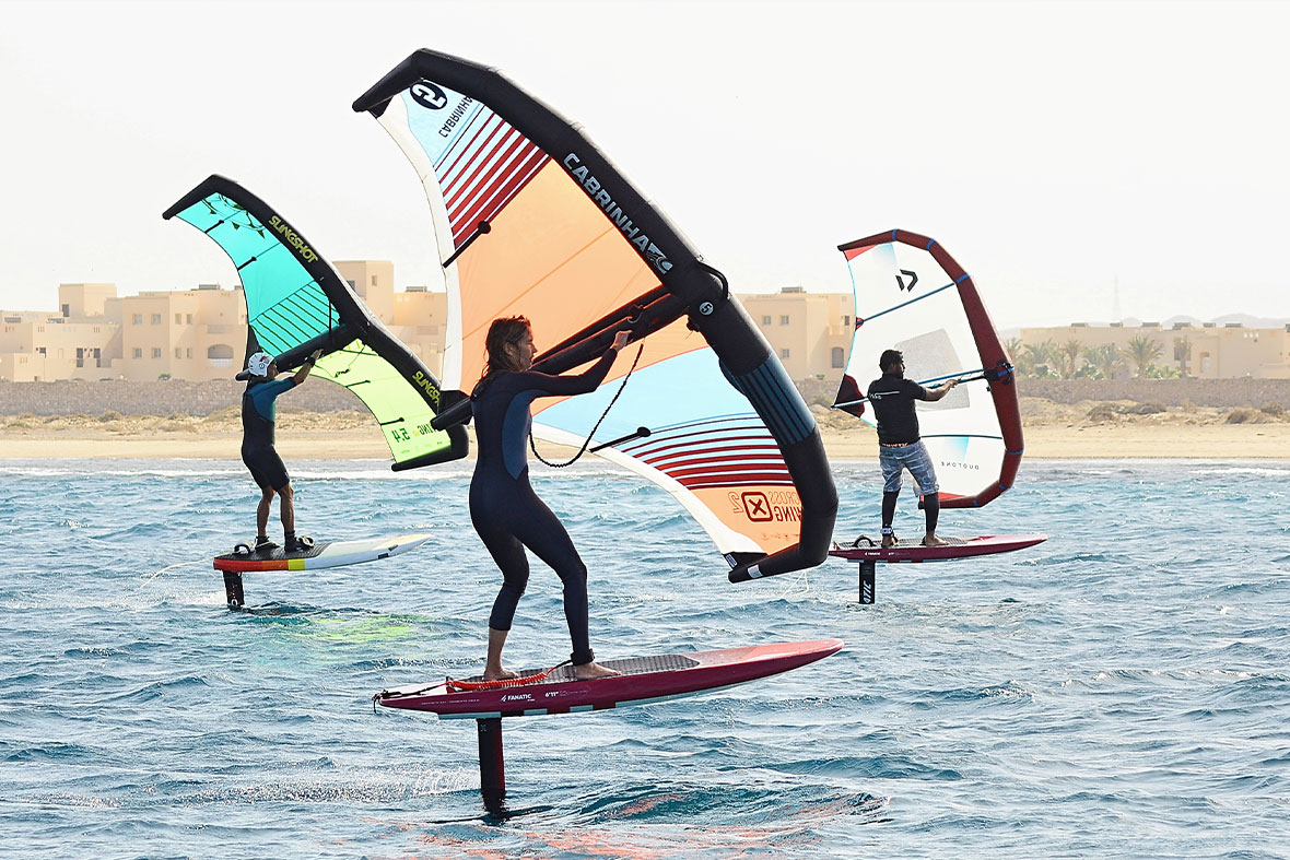 Wingfoilen Pro Center Tommy Friedl El Naaba