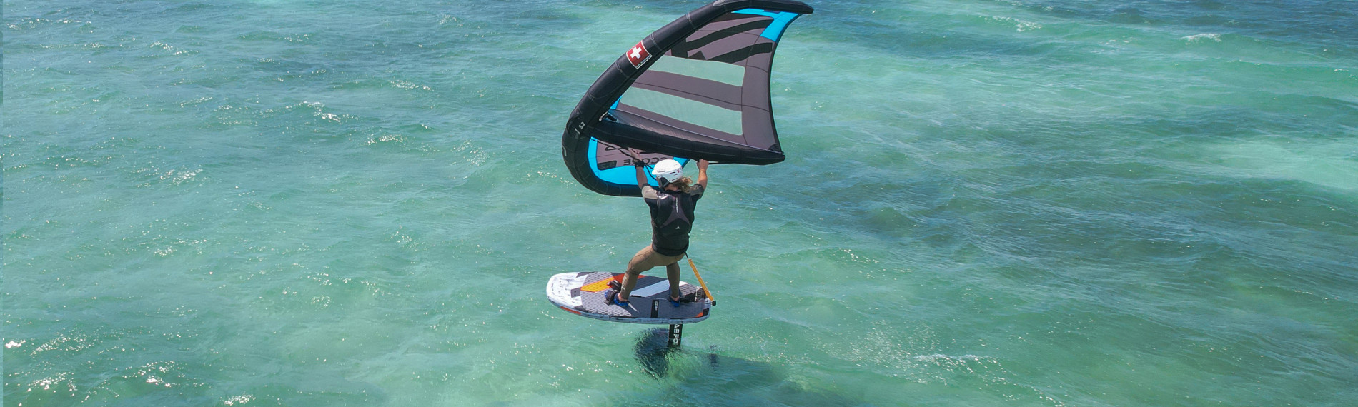 Tobago - Radical Sports. Wingfoil Action