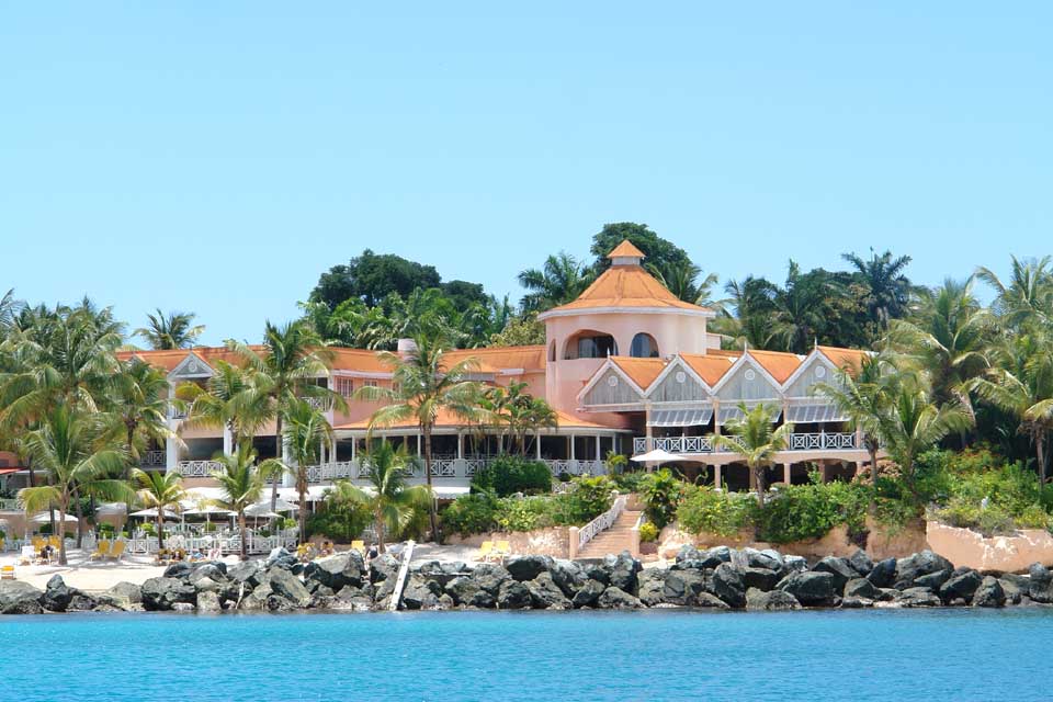 Tobago Coco Reef, Blick vom Wasser