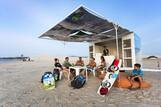 Jericoacoara - Club Ventos Kitelounge, Basis am Kitespot
