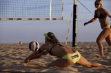 Fuerteventura - ROBINSON Club Jandia Playa, Beachvolleyball voller Einsatz