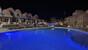 El Quseir - Rohanou Beach Resort, Pool bei Nacht (2)