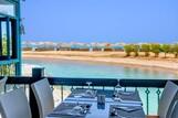 El Gouna, Club Paradisio, Marco Polo Restaurant mit tollem Meerblick