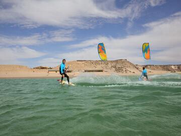 Dakhla Nord - Kite Action am KBC Center