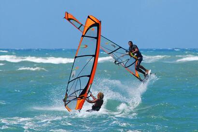 Cabarete Windsurf-Action