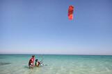 Hurghada - Harry Nass Kitecenter, Kitekurs bei Magawish Island