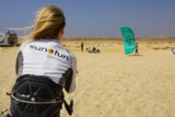 Sal - 100 Feet Kite School, Natalie startet ihren Kite