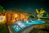 Sao Miguel do Gostoso - Kauli Seadi Beach Hotel, Privatpool by night