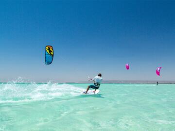 El Gouna - Kite Action am KBC