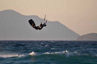 Kos Marmari - Fun2Fun Kite Center, Kite Jump Abendstimmung