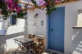 Naxos - Alkyoni Beach Hotel, Terrasse Zimmer Standard Meerblick