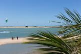 Ilha do Guajiru - Blick auf die Kitelagune