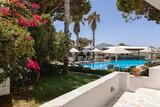 Naxos - Alkyoni Beach Hotel, Juniorsuite Natura pool view, Ausblick