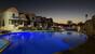 El Quseir - Rohanou Beach Resort, Pool bei Nacht (3)