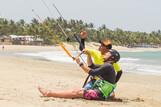 Cabarete, Cabarete Windsportsclub, Kiteschulung am Strand