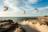 Dakhla Süd - Heliophora Riders Camp, Kite Impressionen