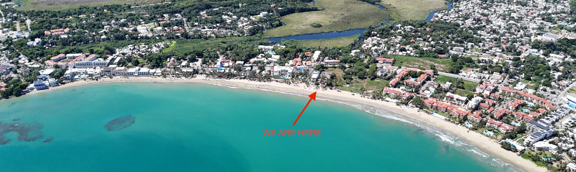 Cabarete - Villa Taina Waterclub, Lage