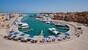 El Gouna, Captain`s Inn, Blick zum Hafen