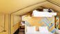 Limnos - Surf Club Keros, Medium Thruster Zelt, Doppelbett und Hochbett