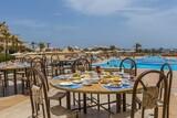 El Quseir - Utopia Beach Club, Frühstück draußen