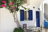 Lefkada, Surf Hotel, einfache Zimmer Aussenbereich-Terrasse