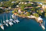 Grenada - True Blue Bay Resort - Drohnenaufnahme Marina