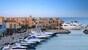 El Gouna, Ali Pasha, Blick zum Hafen