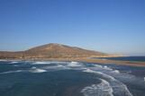 Rhodos Prasonisi - Links Wave Spot, Rechts Flachwasser