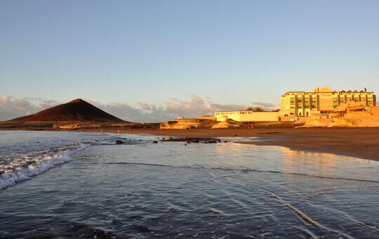 El Medano, Playa Sur Tenerife Blick vom Meer