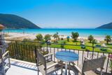 Lefkada, Surf Hotel, Appartement Meerblick, Blick Balkon