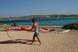 Karpathos - Meltemi Windsurfing Lagune, Materialaufbau