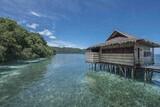 West Papua - Papua  Paradise Eco Resort, Wasserbungalow Deluxe