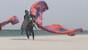 Dakhla - Lassarga - Salt Water Elements, Kiter am Strand