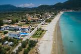 Lefkada - Surf Hotel - Hotel von oben Blick Richtung Vassiliki