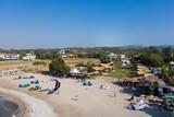 Rhodos Theologos - Blick zum Kitecenter und 'LOGOS Beach Village