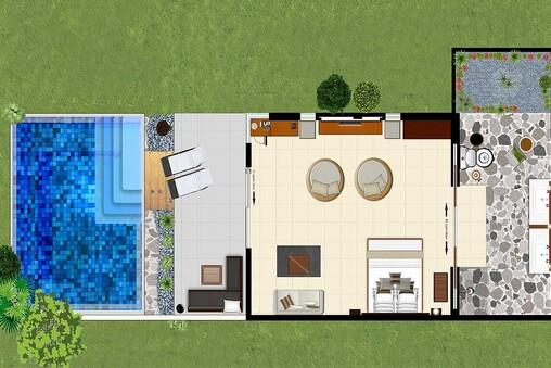 Premium Pool Suite