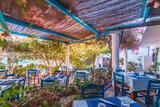 Karpathos, Poseidon Blue, schönes Hotel-Restaurant