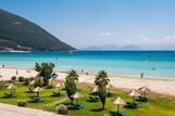 Lefkada - Surf Hotel - Garten und Strand