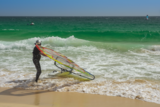 Sal - Kite- & Windsurfcenter ROBINSON, Windsurfer beim Start