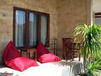 Lembongan - Two Fish Resort, Terrasse