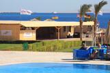 Hurghada - Blick vom Mercure Hotel Pool zum Harry Nass Center