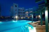 El Gouna, Hotel Fanadir, Poolbar nachts