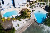 Grenada - True Blue Bay Resort - Pool Drohnenaufnahme