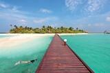 Malediven Angaga Island Resort Steg