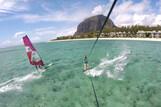 Mauritius - Kiten und Surfen bei Nordwind vor dem Resort