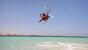 Hurghada - Harry Nass Center, Kite Action bei Magawish Island