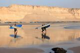 Dakhla Nord - ION CLUB, Ausflug Wellenreiten L´Aaresch
