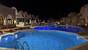 El Quseir - Rohanou Beach Resort, Pool bei Nacht